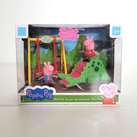 Peppa Pig Peppa and George at the Dino Park Playset - BNIB - Picture 1 of 2